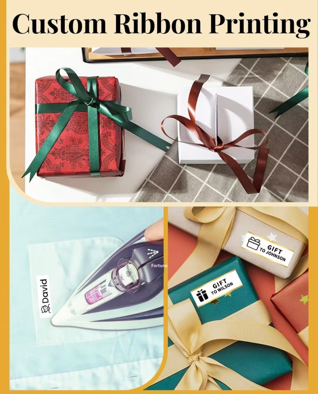Phomemo Ribbon Label Printer, P15 Custom Text/Icon Mini
Portable Label Maker Machine with Tape for Gift